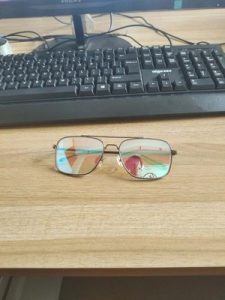 CCG-920 Vintage Color Correction Sunglasses Sliver photo review